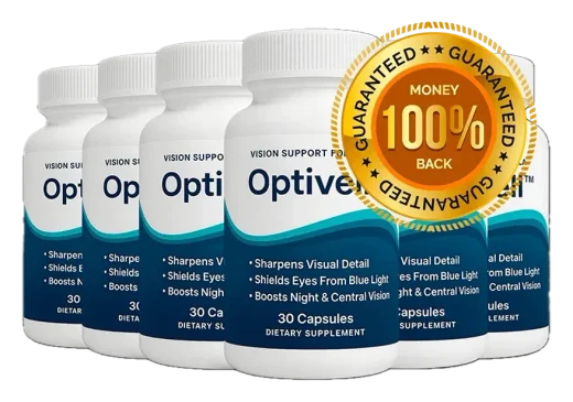 Envase de Optivell, cápsulas para la salud visual
