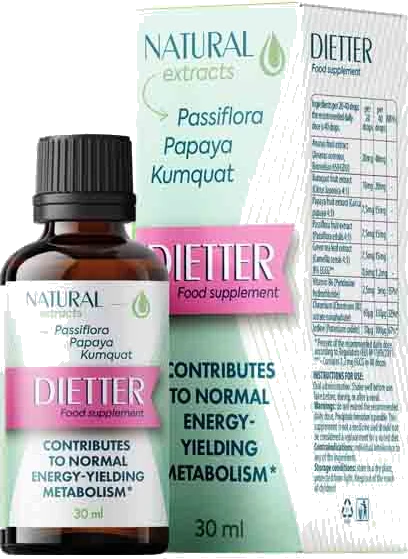 Dietter — σταγόνες, φιάλη 30 ml
